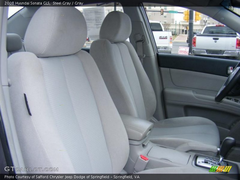 Steel Gray / Gray 2008 Hyundai Sonata GLS