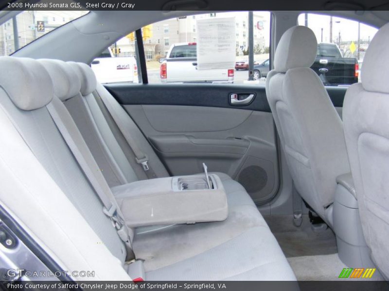 Steel Gray / Gray 2008 Hyundai Sonata GLS