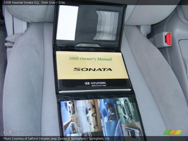 Steel Gray / Gray 2008 Hyundai Sonata GLS