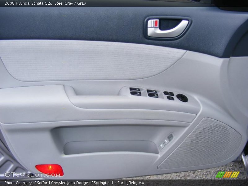 Steel Gray / Gray 2008 Hyundai Sonata GLS