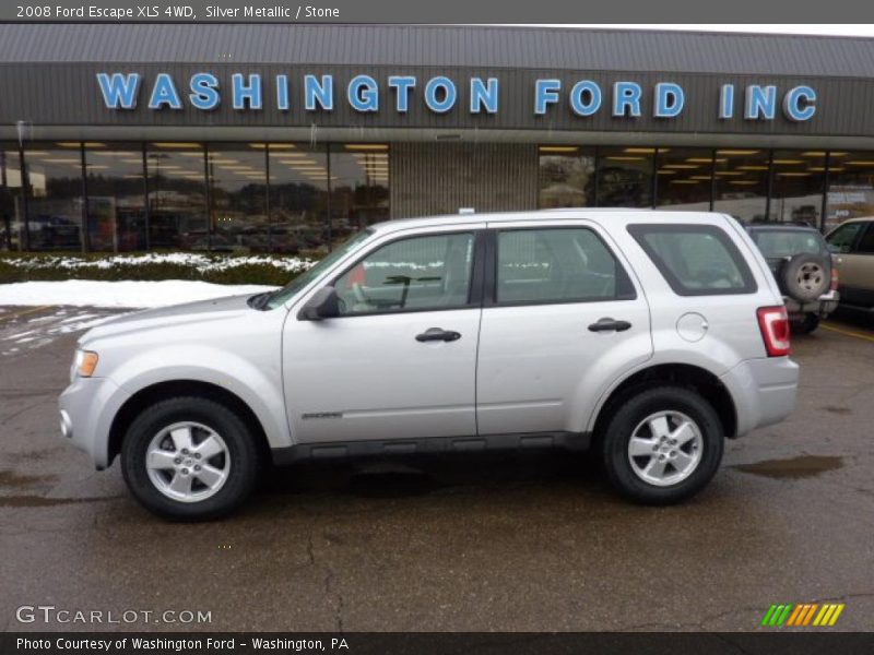 Silver Metallic / Stone 2008 Ford Escape XLS 4WD