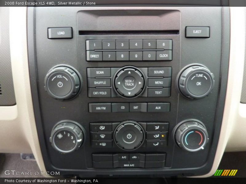 Controls of 2008 Escape XLS 4WD