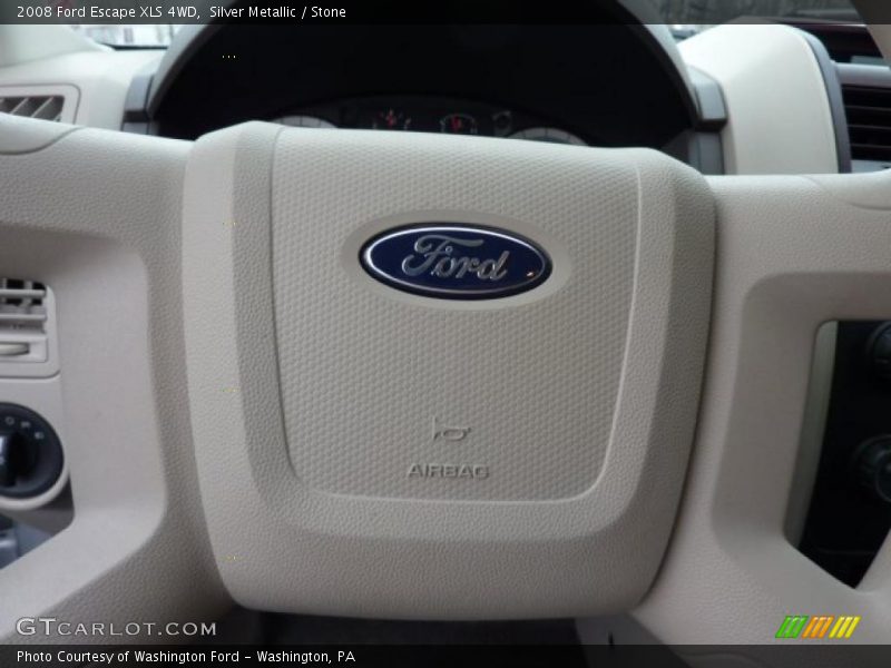 Silver Metallic / Stone 2008 Ford Escape XLS 4WD