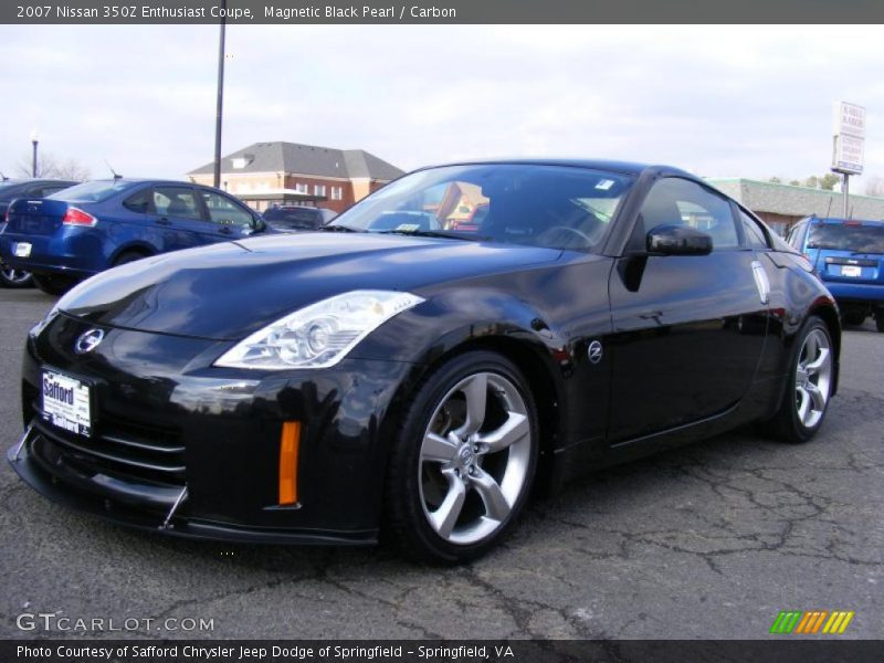 Magnetic Black Pearl / Carbon 2007 Nissan 350Z Enthusiast Coupe