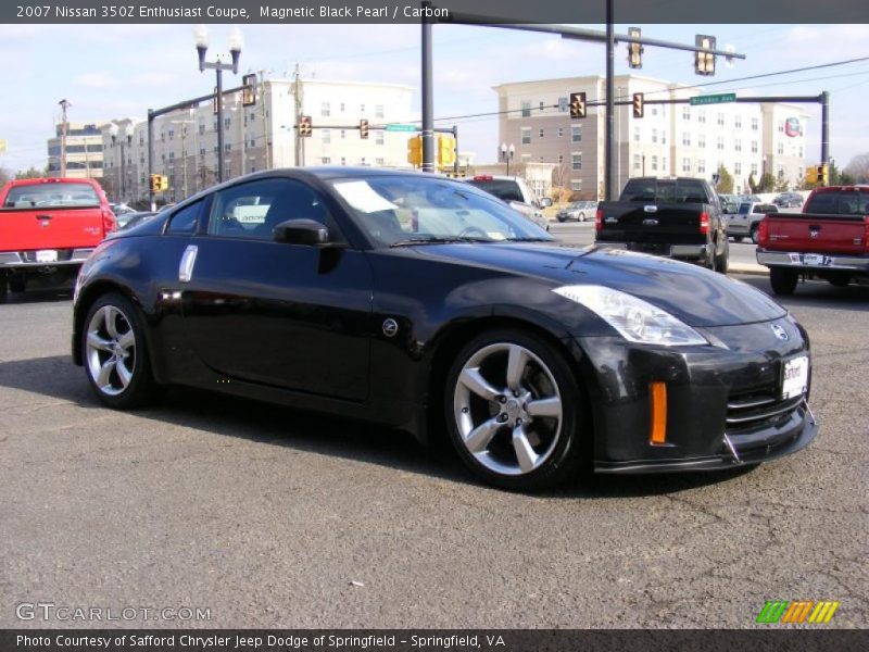Magnetic Black Pearl / Carbon 2007 Nissan 350Z Enthusiast Coupe