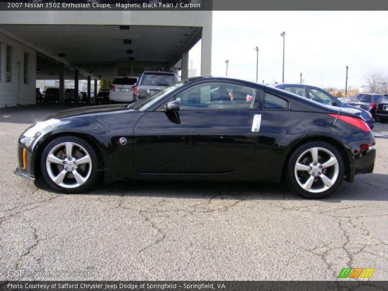 Magnetic Black Pearl / Carbon 2007 Nissan 350Z Enthusiast Coupe