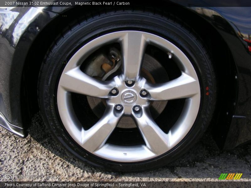 Magnetic Black Pearl / Carbon 2007 Nissan 350Z Enthusiast Coupe
