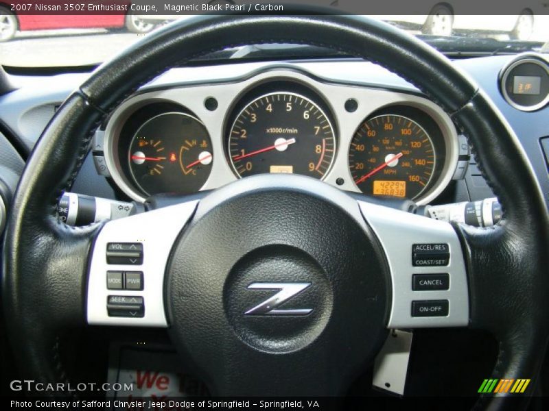 Magnetic Black Pearl / Carbon 2007 Nissan 350Z Enthusiast Coupe