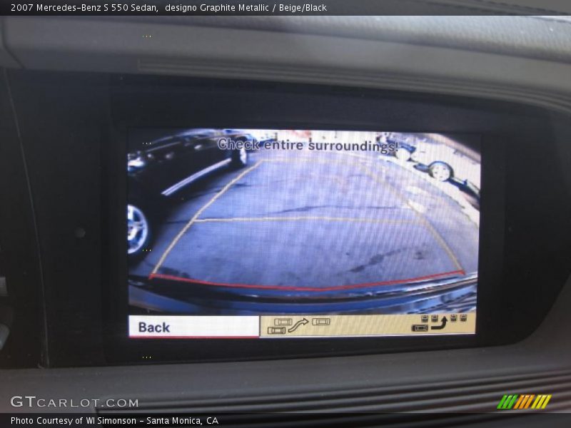 designo Graphite Metallic / Beige/Black 2007 Mercedes-Benz S 550 Sedan