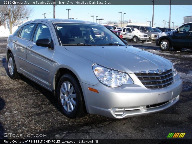 Bright Silver Metallic / Dark Slate Gray 2010 Chrysler Sebring Touring Sedan