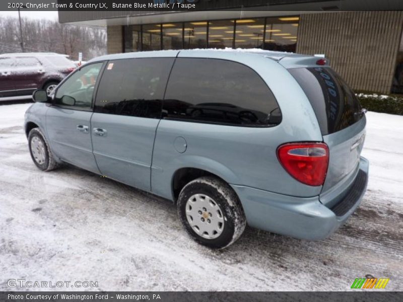 Butane Blue Metallic / Taupe 2002 Chrysler Town & Country LX