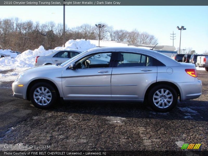 Bright Silver Metallic / Dark Slate Gray 2010 Chrysler Sebring Touring Sedan