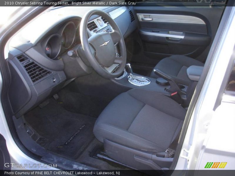 Bright Silver Metallic / Dark Slate Gray 2010 Chrysler Sebring Touring Sedan