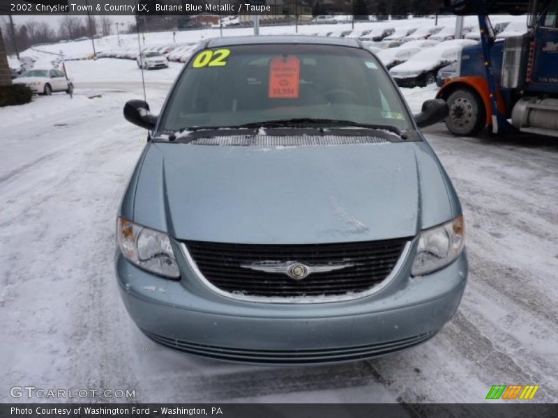 Butane Blue Metallic / Taupe 2002 Chrysler Town & Country LX