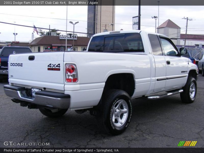 Bright White / Agate 2001 Dodge Ram 1500 ST Club Cab 4x4