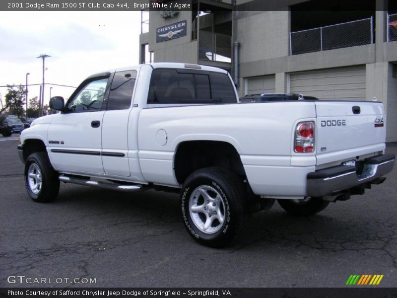 Bright White / Agate 2001 Dodge Ram 1500 ST Club Cab 4x4