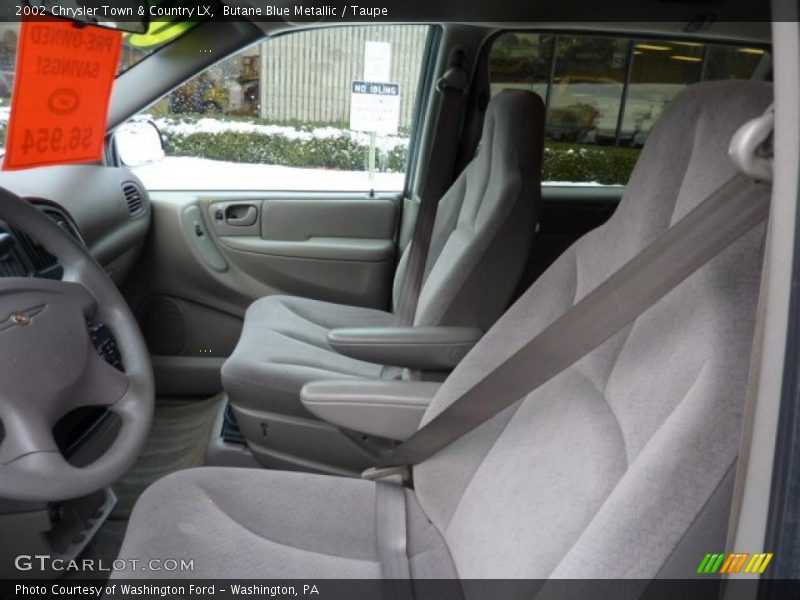 Butane Blue Metallic / Taupe 2002 Chrysler Town & Country LX