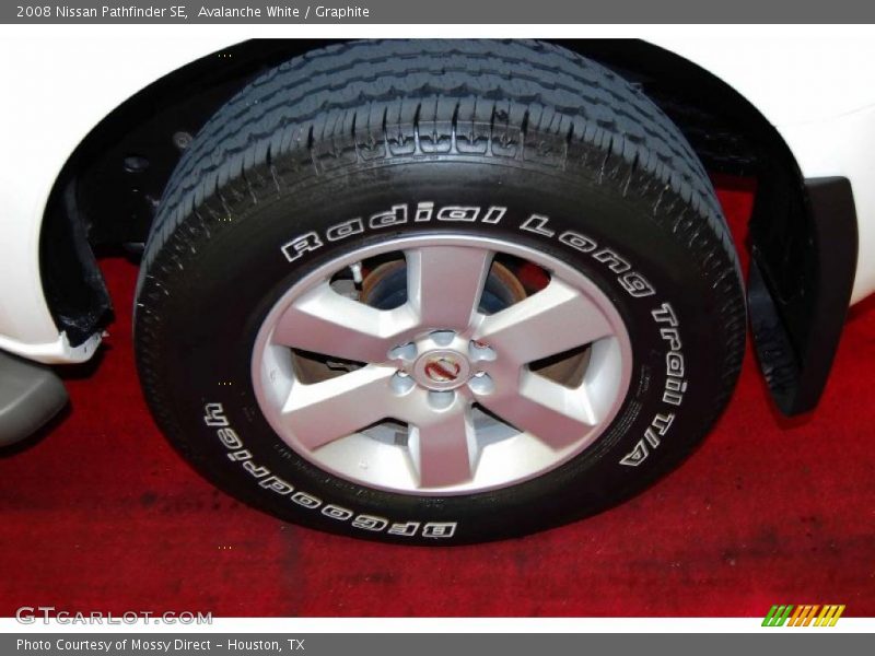Avalanche White / Graphite 2008 Nissan Pathfinder SE
