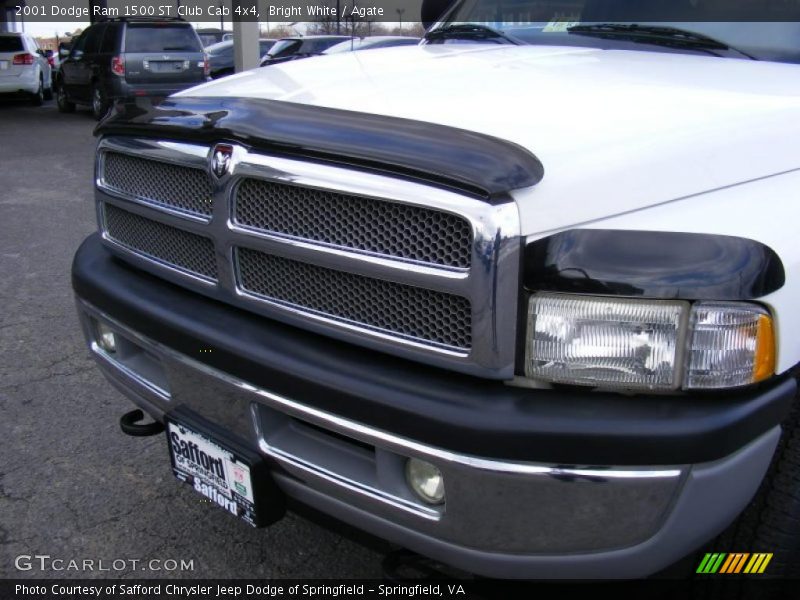 Bright White / Agate 2001 Dodge Ram 1500 ST Club Cab 4x4