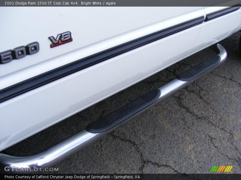 Bright White / Agate 2001 Dodge Ram 1500 ST Club Cab 4x4