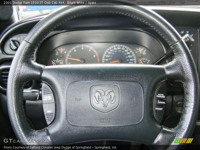 Bright White / Agate 2001 Dodge Ram 1500 ST Club Cab 4x4