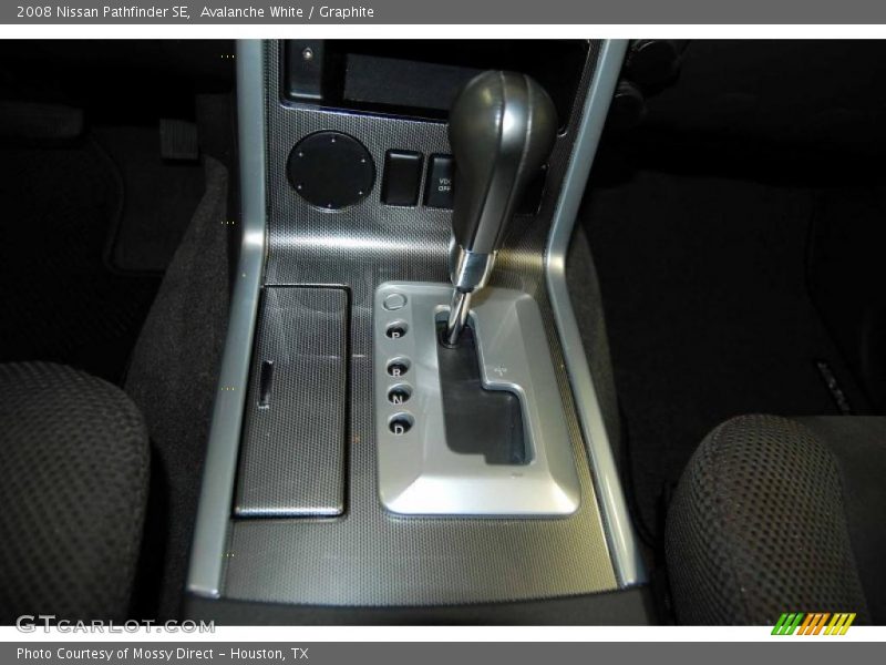 Avalanche White / Graphite 2008 Nissan Pathfinder SE