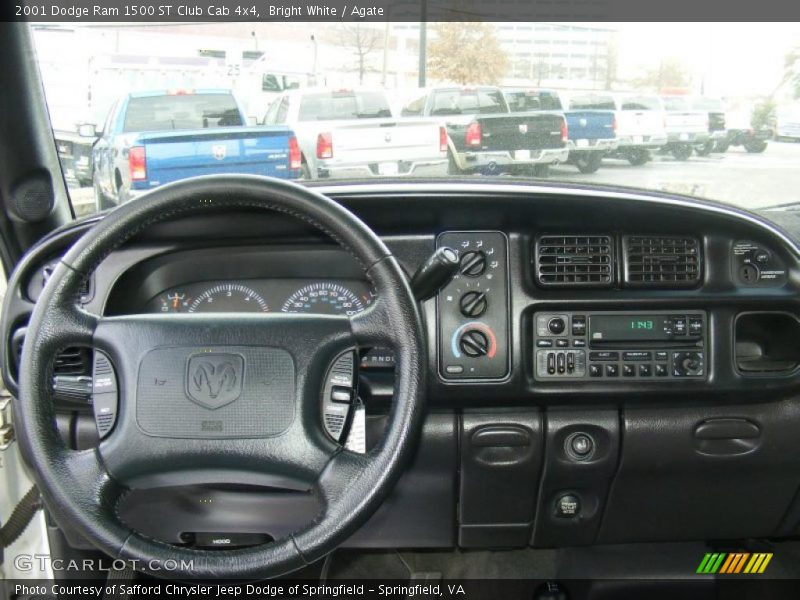 Bright White / Agate 2001 Dodge Ram 1500 ST Club Cab 4x4
