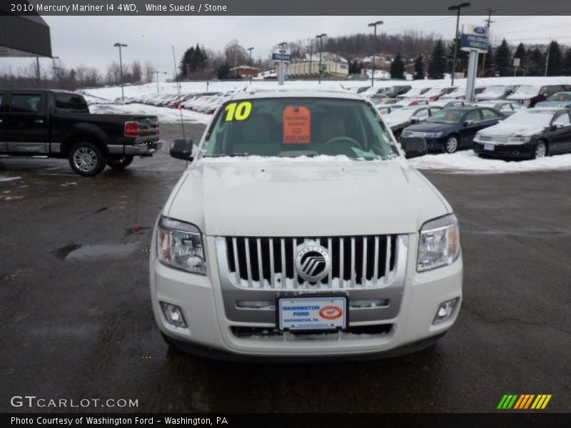 White Suede / Stone 2010 Mercury Mariner I4 4WD