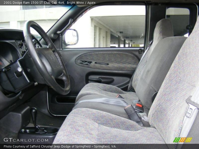 Bright White / Agate 2001 Dodge Ram 1500 ST Club Cab 4x4