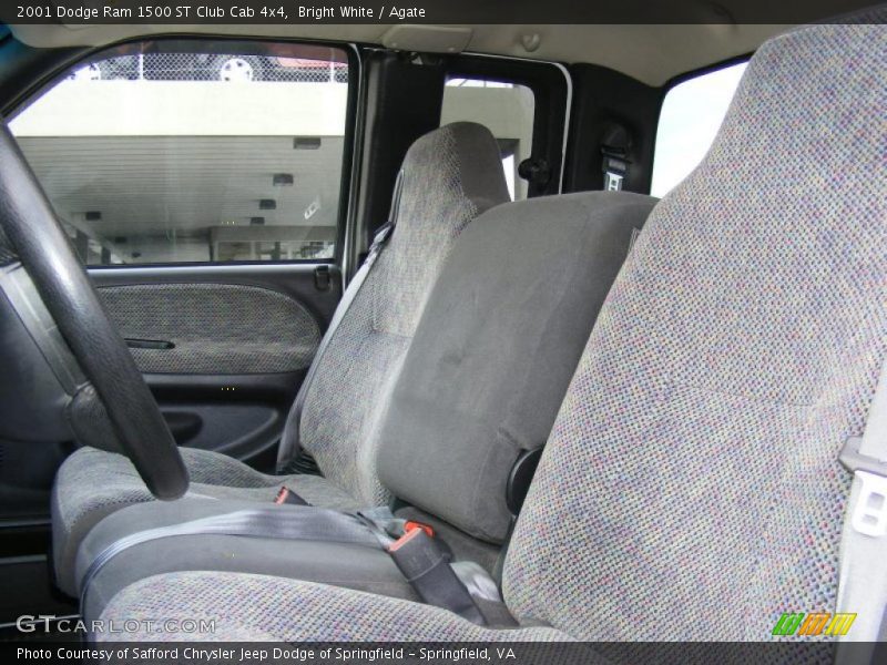 Bright White / Agate 2001 Dodge Ram 1500 ST Club Cab 4x4