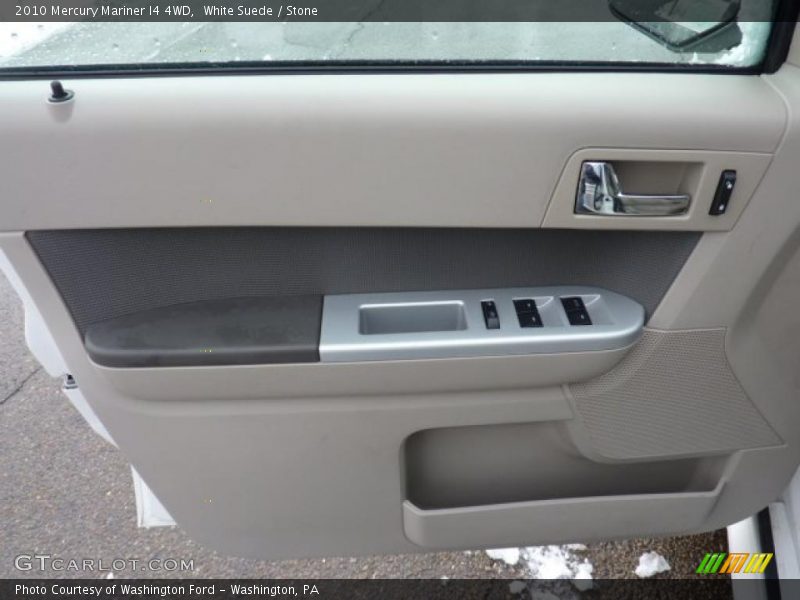 White Suede / Stone 2010 Mercury Mariner I4 4WD
