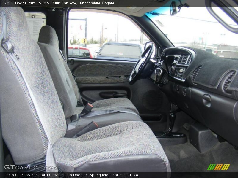 Bright White / Agate 2001 Dodge Ram 1500 ST Club Cab 4x4
