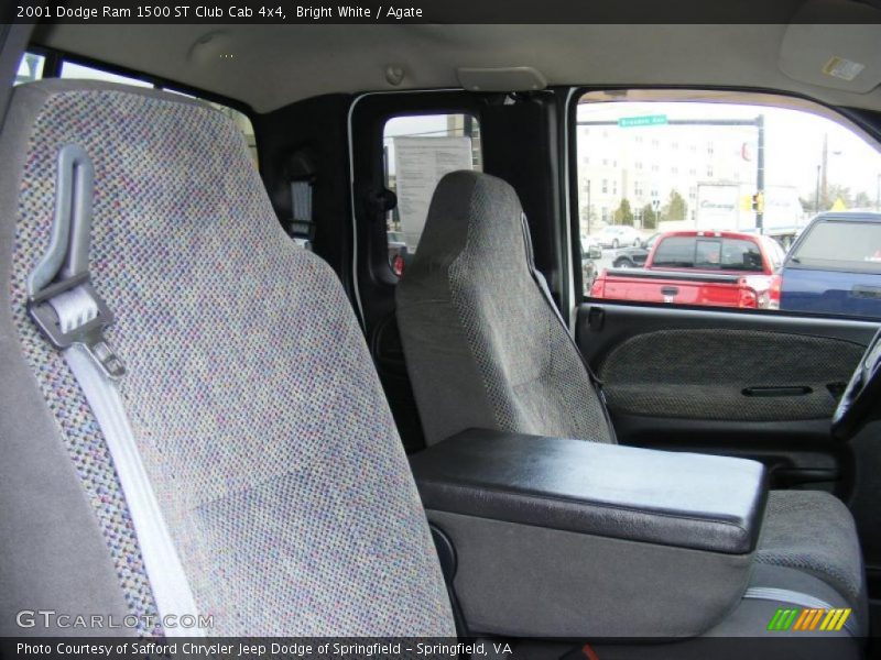 Bright White / Agate 2001 Dodge Ram 1500 ST Club Cab 4x4