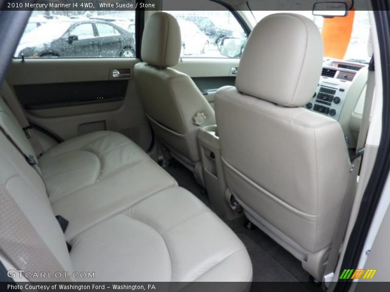 White Suede / Stone 2010 Mercury Mariner I4 4WD