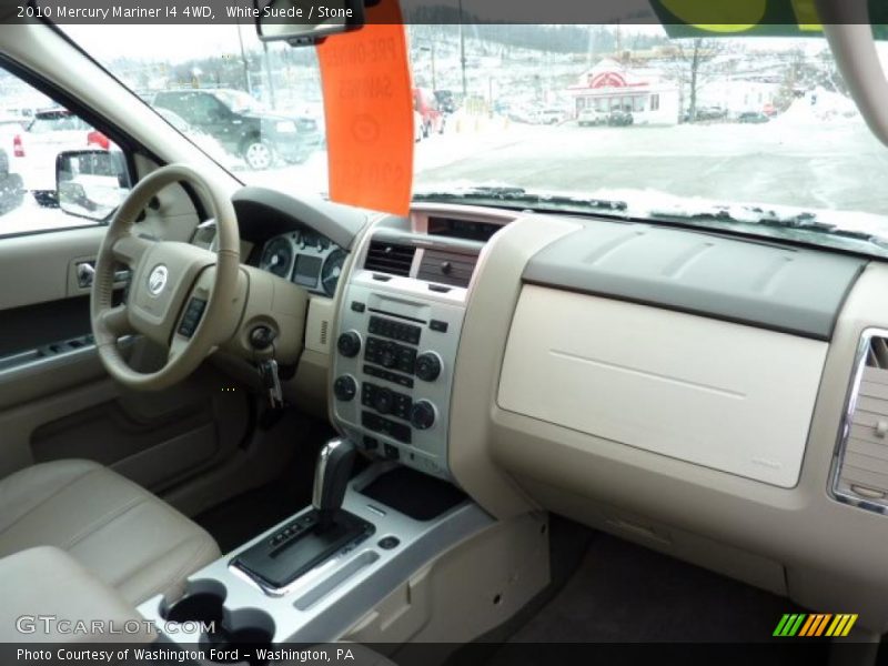 White Suede / Stone 2010 Mercury Mariner I4 4WD