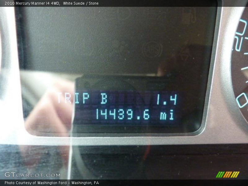 White Suede / Stone 2010 Mercury Mariner I4 4WD