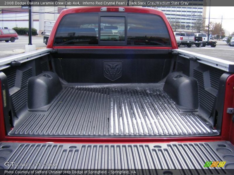 Inferno Red Crystal Pearl / Dark Slate Gray/Medium Slate Gray 2008 Dodge Dakota Laramie Crew Cab 4x4
