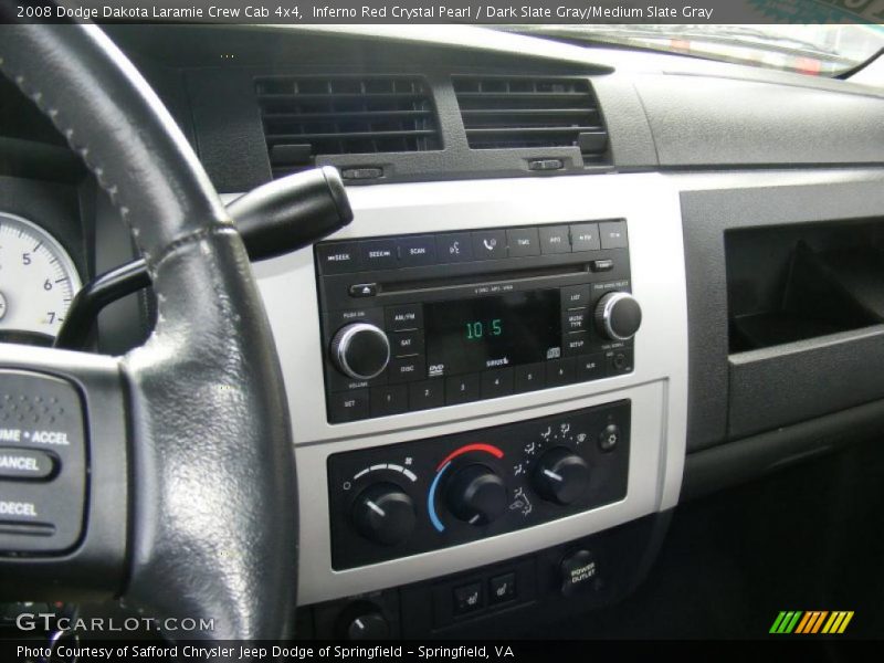 Inferno Red Crystal Pearl / Dark Slate Gray/Medium Slate Gray 2008 Dodge Dakota Laramie Crew Cab 4x4