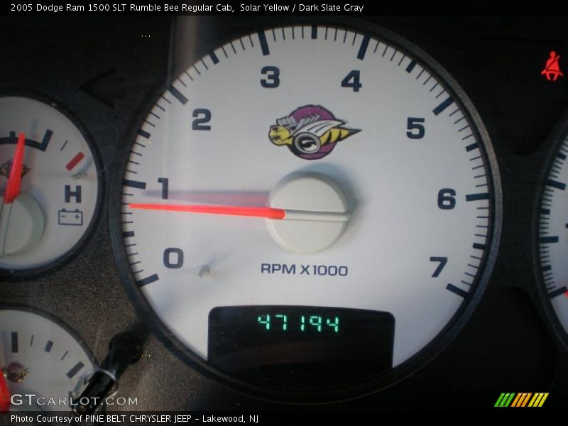  2005 Ram 1500 SLT Rumble Bee Regular Cab SLT Rumble Bee Regular Cab Gauges