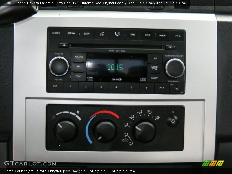 Inferno Red Crystal Pearl / Dark Slate Gray/Medium Slate Gray 2008 Dodge Dakota Laramie Crew Cab 4x4