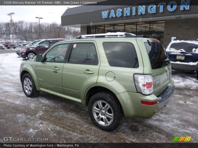 Kiwi Green / Cashmere 2008 Mercury Mariner V6 Premier 4WD