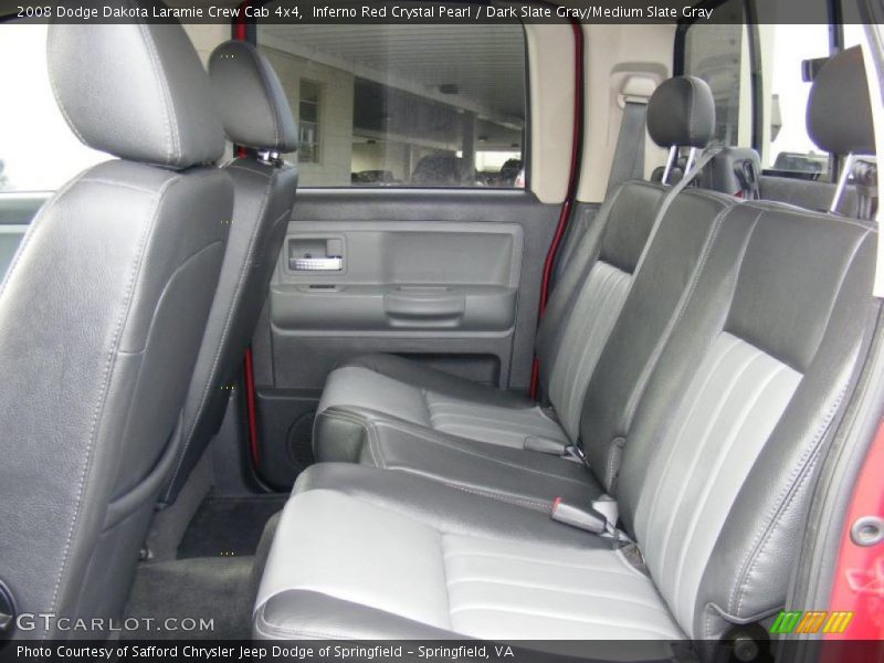 Inferno Red Crystal Pearl / Dark Slate Gray/Medium Slate Gray 2008 Dodge Dakota Laramie Crew Cab 4x4