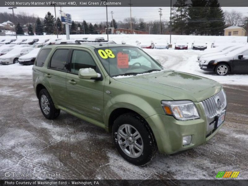 Kiwi Green / Cashmere 2008 Mercury Mariner V6 Premier 4WD