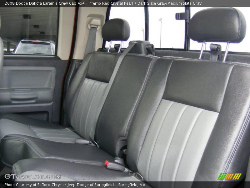 Inferno Red Crystal Pearl / Dark Slate Gray/Medium Slate Gray 2008 Dodge Dakota Laramie Crew Cab 4x4