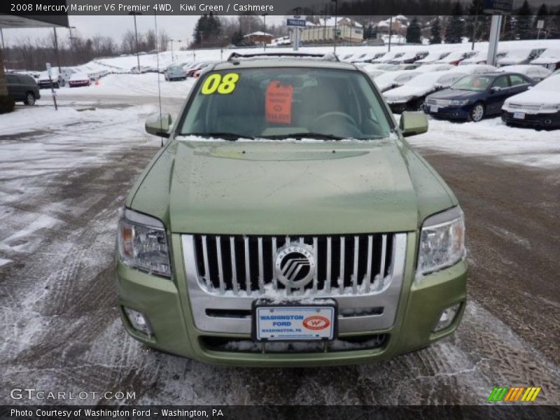 Kiwi Green / Cashmere 2008 Mercury Mariner V6 Premier 4WD