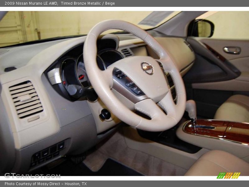 Tinted Bronze Metallic / Beige 2009 Nissan Murano LE AWD