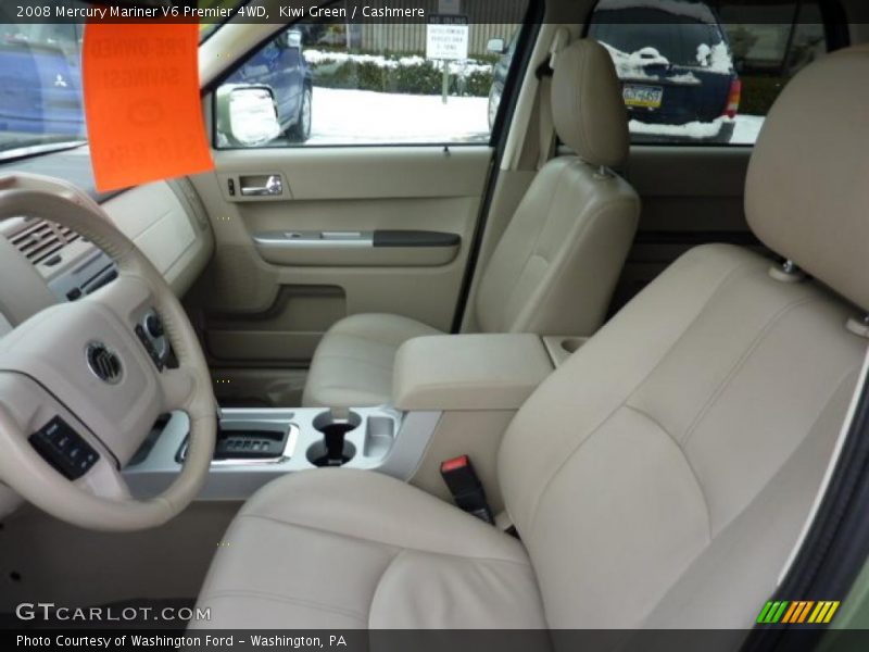 Kiwi Green / Cashmere 2008 Mercury Mariner V6 Premier 4WD