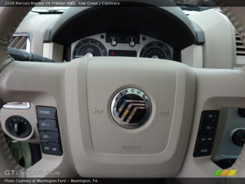 Kiwi Green / Cashmere 2008 Mercury Mariner V6 Premier 4WD