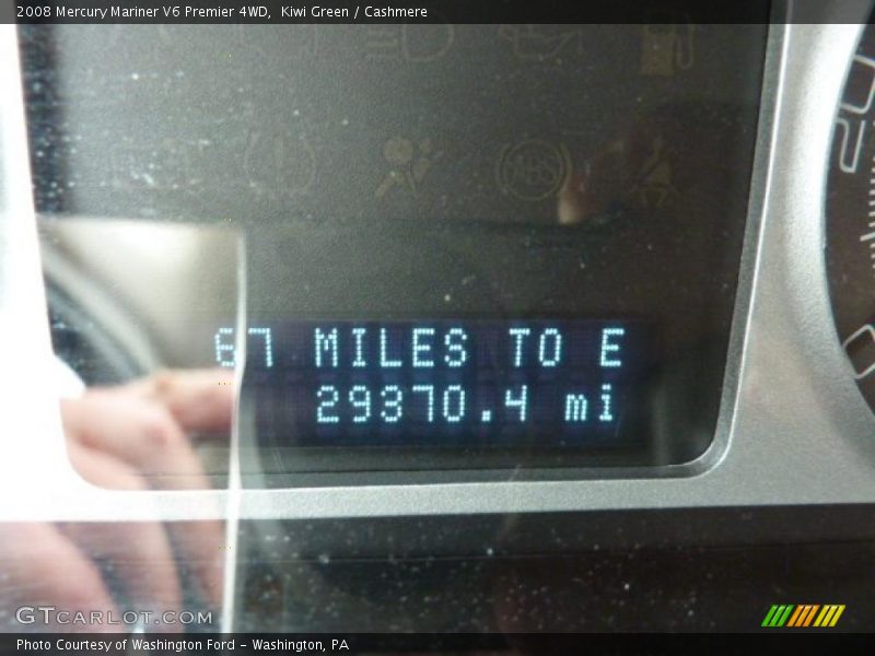 Kiwi Green / Cashmere 2008 Mercury Mariner V6 Premier 4WD