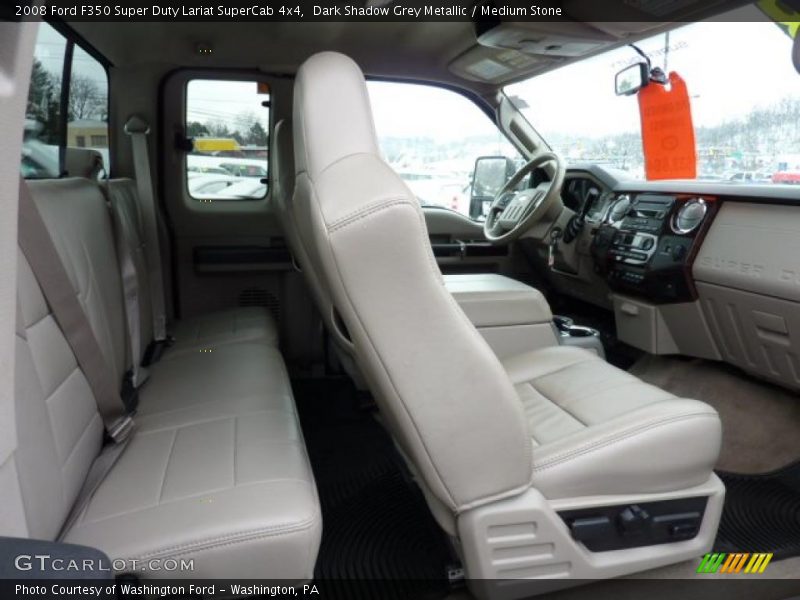  2008 F350 Super Duty Lariat SuperCab 4x4 Medium Stone Interior